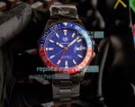 Tag Heuer Aquaracer Calibre 7 GMT Replica Watch Black Case Blue Dial